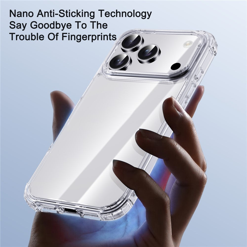 IPAKY For iPhone 17 Pro Max Case Four Corner Shockproof Clear Phone Back Cover