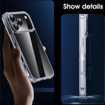 IPAKY For iPhone 17 Pro Max Case Four Corner Shockproof Clear Phone Back Cover