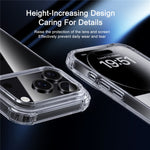 IPAKY For iPhone 17 Pro Case Four Corner Shockproof Clear Phone Back Cover