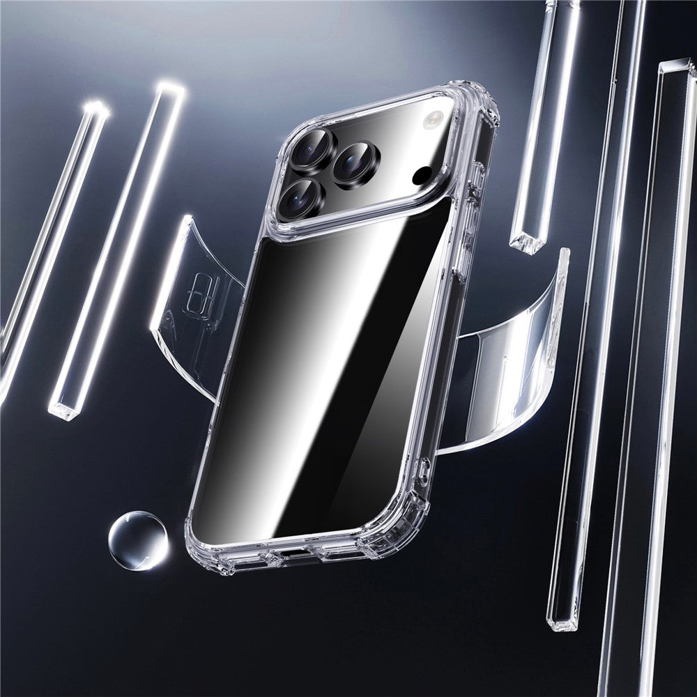 IPAKY For iPhone 17 Pro Case Four Corner Shockproof Clear Phone Back Cover