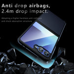 For Samsung Galaxy Z Flip7 5G Case TPU + PC Shockproof Clear Phone Cover