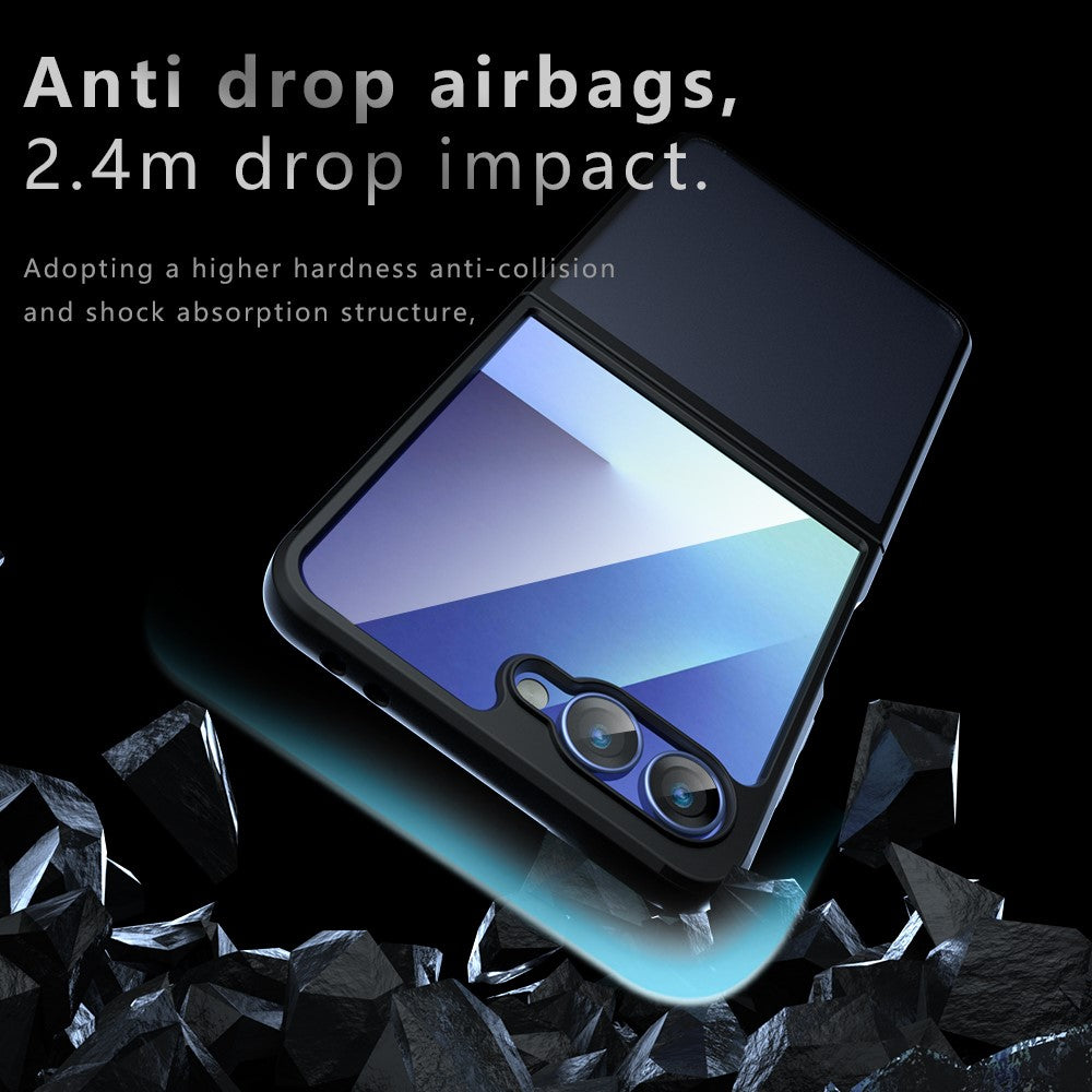 For Samsung Galaxy Z Flip7 5G Case TPU + PC Shockproof Clear Phone Cover