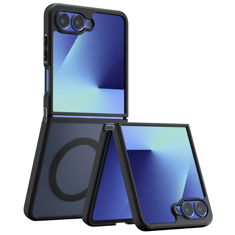 Samsung Galaxy Z Flip7 5G Magnetiskt Skal TPU + PC Matt Skin Touch mobilskal