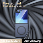 Samsung Galaxy Z Flip7 5G Magnetiskt Skal TPU + PC Matt Skin Touch mobilskal