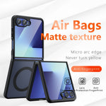 Samsung Galaxy Z Flip7 5G Magnetiskt Skal TPU + PC Matt Skin Touch mobilskal
