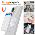 Samsung Galaxy S25 FE Magnetiskt Skal TPU mobil Baksida med Snodd