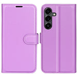For Samsung Galaxy S25 FE Case Litchi Texture Shockproof Leather Wallet Phone Cover