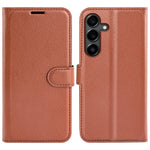 For Samsung Galaxy S25 FE Case Litchi Texture Shockproof Leather Wallet Phone Cover