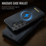 CASEME För Samsung Galaxy S24 FE Skal C49 Magnetiskt Skal RFID-blockerande Avtagbart Plånboksfodral i Läder