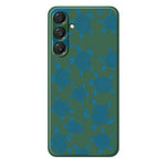 Til Samsung Galaxy A16 5G / 4G Cover Blåt Skildpaddemønster Trykt Lige Kant TPU Telefon Bagcover