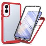 Clear Case for Samsung Galaxy S25 Edge PC + TPU Phone Back Cover with PET Screen Film