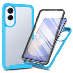 Clear Case for Samsung Galaxy S25 Edge PC + TPU Phone Back Cover with PET Screen Film