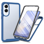Clear Case for Samsung Galaxy S25 Edge PC + TPU Phone Back Cover with PET Screen Film