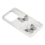 Xiaomi Redmi Note 14 4G (163.25mm) skal epoxi PVC fjäril TPU estetiskt mobilskal