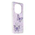 For Xiaomi Redmi Note 14 Pro 5G / Poco X7 5G Case Epoxy PVC Butterfly TPU Aesthetics Phone Cover