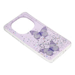 For Xiaomi Redmi Note 14 Pro 5G / Poco X7 5G Case Epoxy PVC Butterfly TPU Aesthetics Phone Cover
