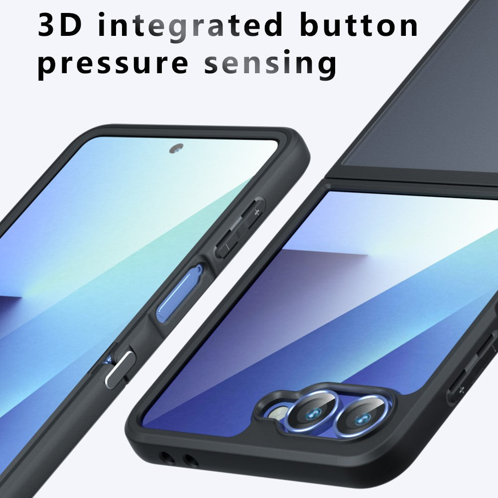 Til Samsung Galaxy Z Flip7 5G Stødsikkert Cover TPU+PC Telefoncover