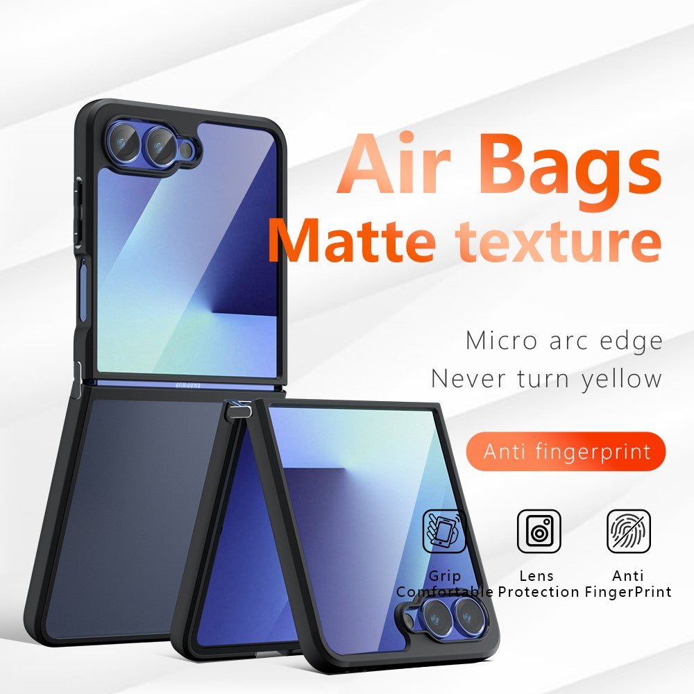 Til Samsung Galaxy Z Flip7 5G Stødsikkert Cover TPU+PC Telefoncover