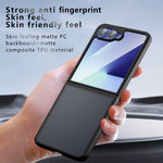 Til Samsung Galaxy Z Flip7 5G Stødsikkert Cover TPU+PC Telefoncover