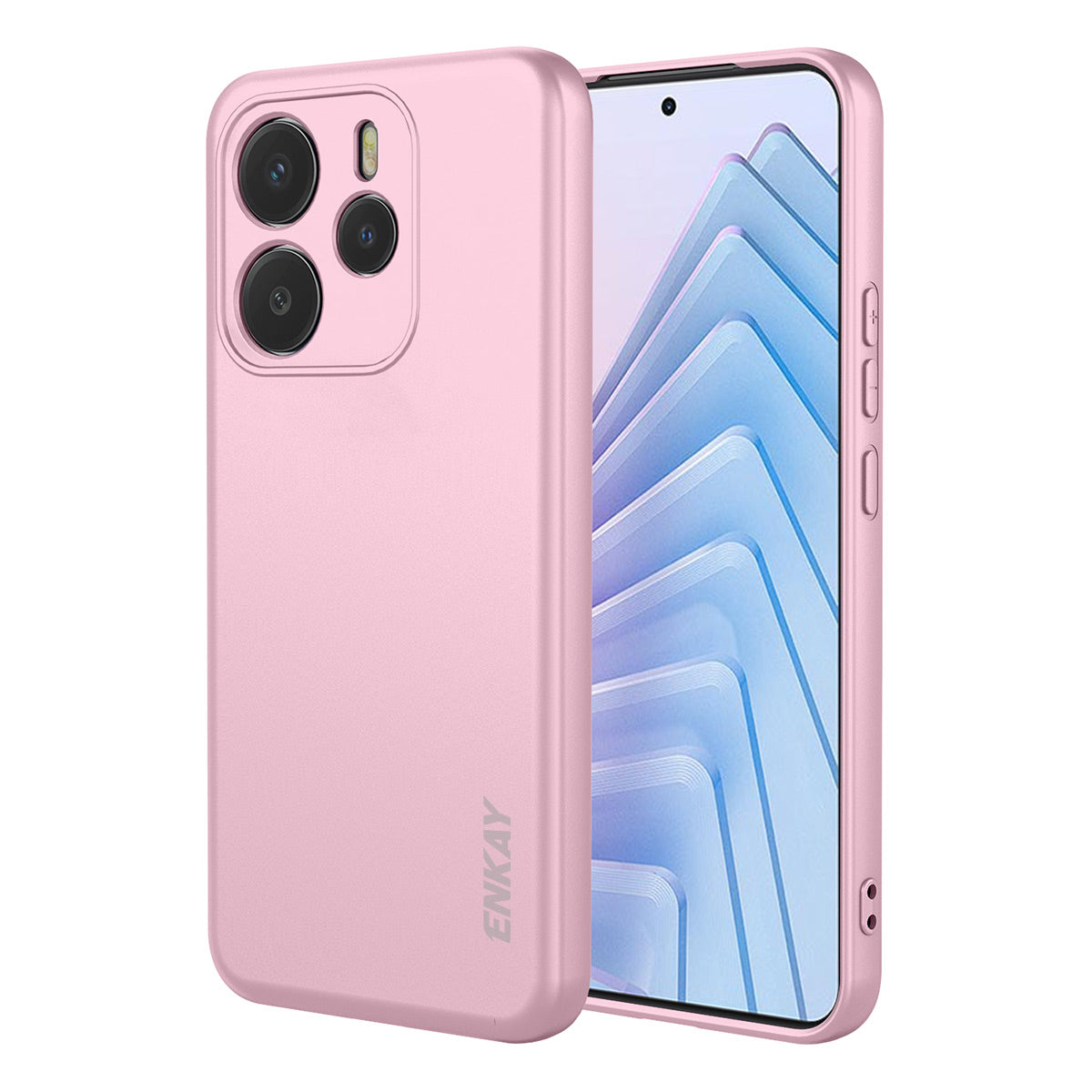 ENKAY HAT PRINCE For Xiaomi Redmi Note 14 4G (164.84mm) Silicone Case   Straight Edge Cell Phone Back Cover