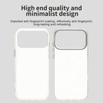 Til iPhone 17 Pro cover PC + TPU + PET mat anti-fald telefon bagcover