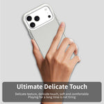 Til iPhone 17 Pro cover PC + TPU + PET mat anti-fald telefon bagcover
