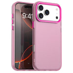 For iPhone 17 Pro Max Case PC + TPU + PET Matte Anti-Drop Phone Back Cover