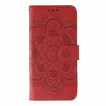 For OnePlus 13T 5G Case PU Leather Mandala Imprinted Design Wallet Phone Cover with Wrist Strap