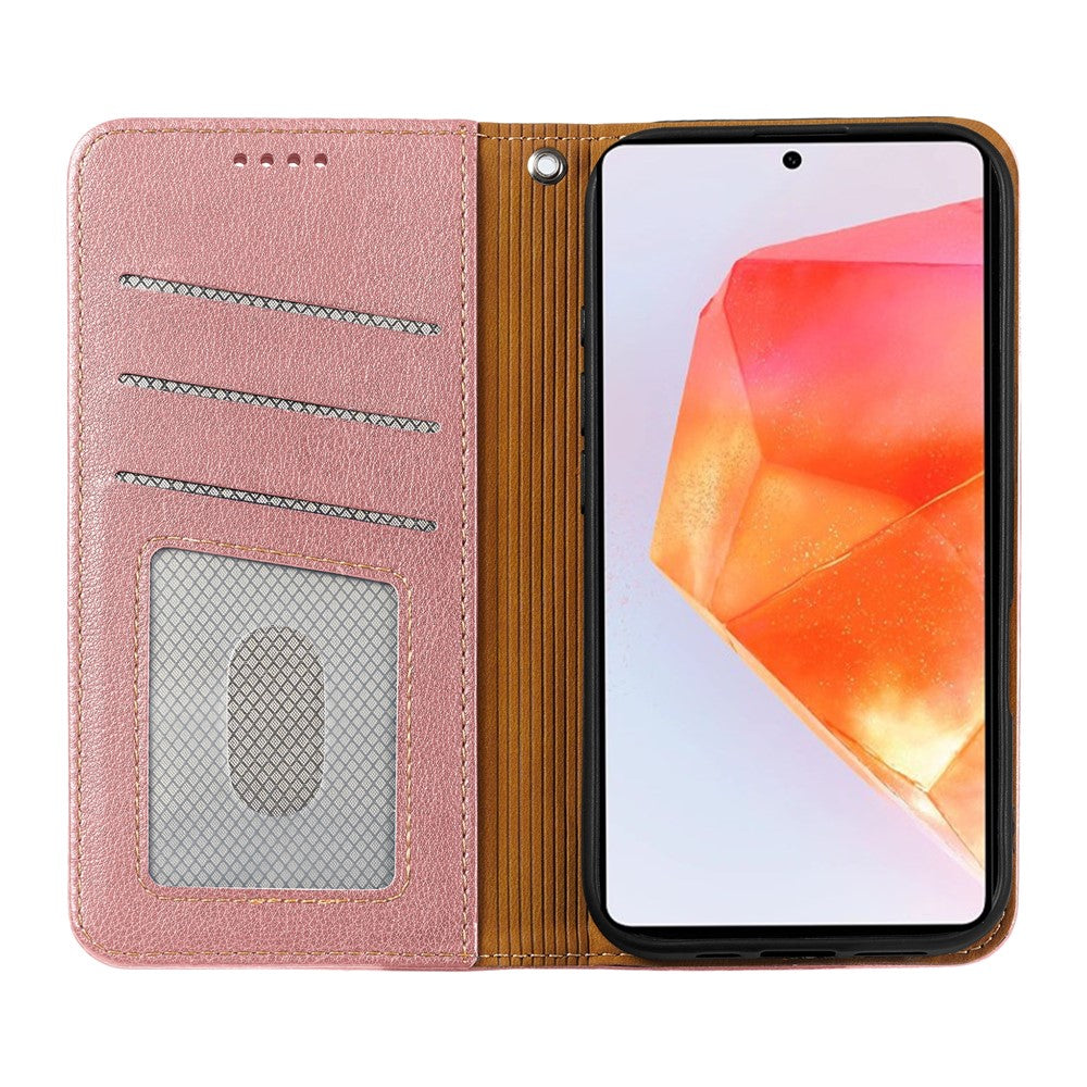 Xiaomi Poco F7 5G / Redmi Turbo 4 Pro 5G Plånboksfodral RFID-blockerande lädermobilskal Stark magnetisk stängning
