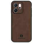 ANNYOJO For Oppo Reno14 F 5G Case PU Leather + PC + TPU Anti Drop Phone Back Cover