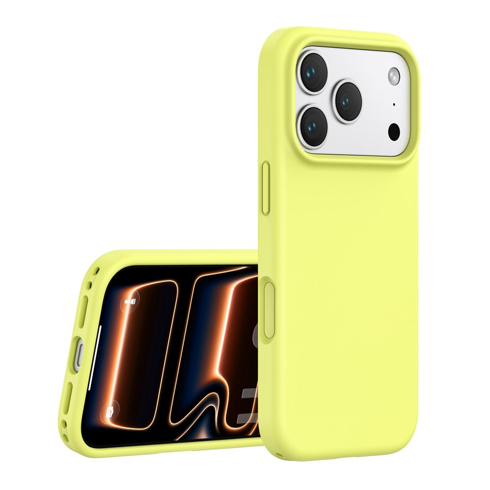 For iPhone 18 Pro Max / 17 Pro Max Case PC + Liquid Silicone Anti-Scratch Lining Phone Cover
