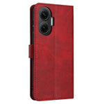 For Xiaomi Poco F7 5G  /  Redmi Turbo 4 Pro 5G Case Flip Stand Calf Texture PU Leather Wallet Phone Cover with Strap