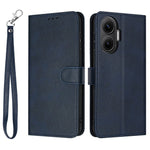 For Xiaomi Poco F7 5G  /  Redmi Turbo 4 Pro 5G Case Flip Stand Calf Texture PU Leather Wallet Phone Cover with Strap