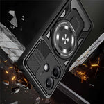Xiaomi Redmi Note 14 4G (164.84mm) Magnetiskt Skal Roterande Stativ TPU + PC mobilskal