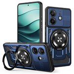 Xiaomi Redmi Note 14 4G (164.84mm) Magnetiskt Skal Roterande Stativ TPU + PC mobilskal