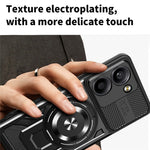 For Xiaomi Redmi A5 NFC (EU) (173.45mm) Magnetic Case Rotating Kickstand TPU + PC Phone Cover