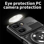 For Xiaomi Redmi A5 NFC (EU) (173.45mm) Magnetic Case Rotating Kickstand TPU + PC Phone Cover