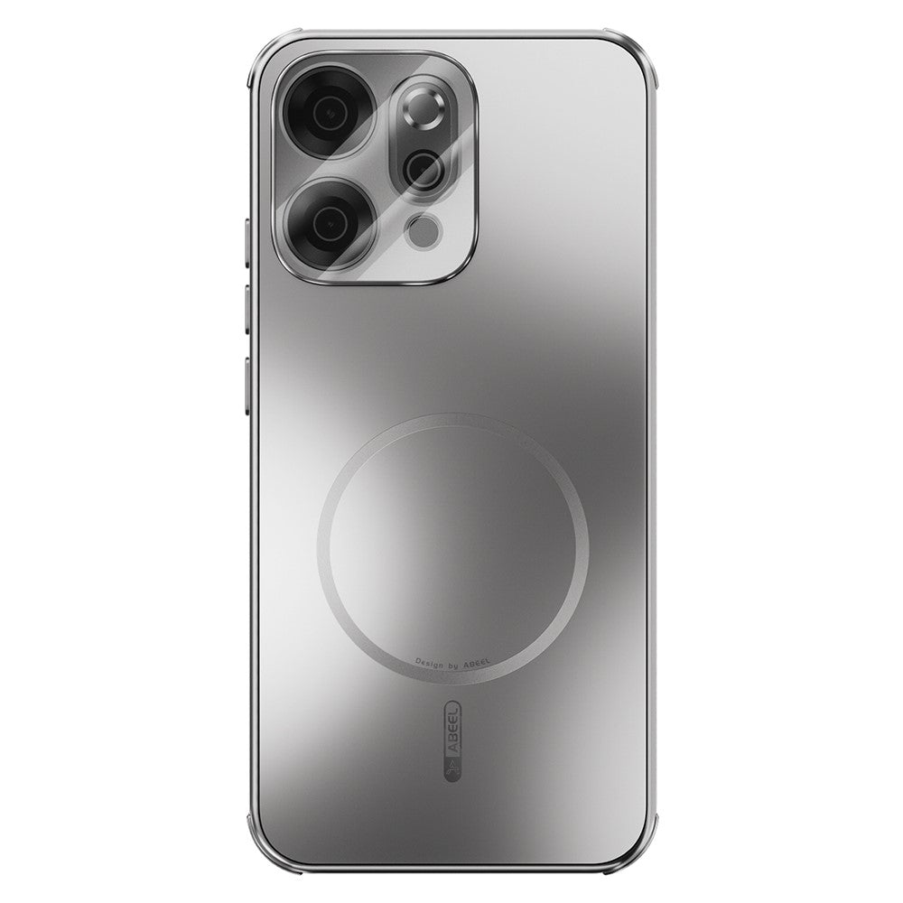 ABEEL For Oppo Reno14 5G (Global) Magnetic Case TPU PC Cooling Matte Phone Back Cover with Lens Film