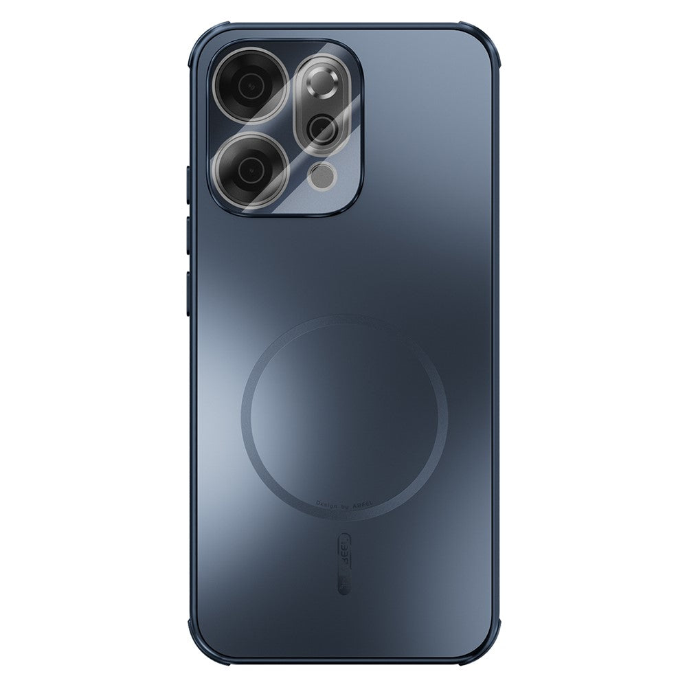 ABEEL For Oppo Reno14 5G (Global) Magnetic Case TPU PC Cooling Matte Phone Back Cover with Lens Film