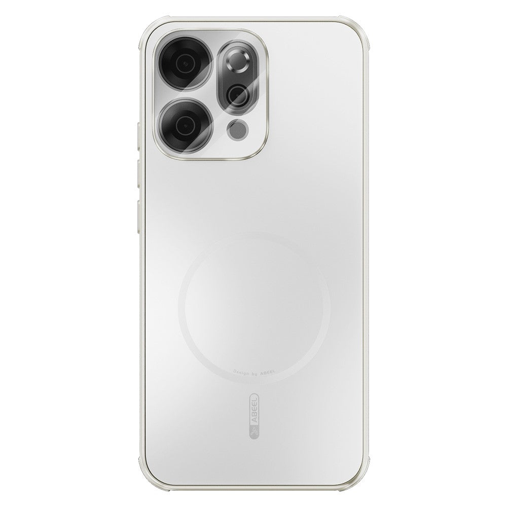 ABEEL For Oppo Reno14 5G (Global) Magnetic Case TPU PC Cooling Matte Phone Back Cover with Lens Film