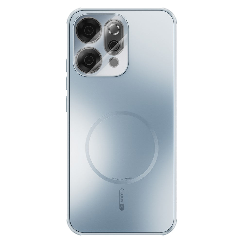 ABEEL For Oppo Reno14 5G (Global) Magnetic Case TPU PC Cooling Matte Phone Back Cover with Lens Film