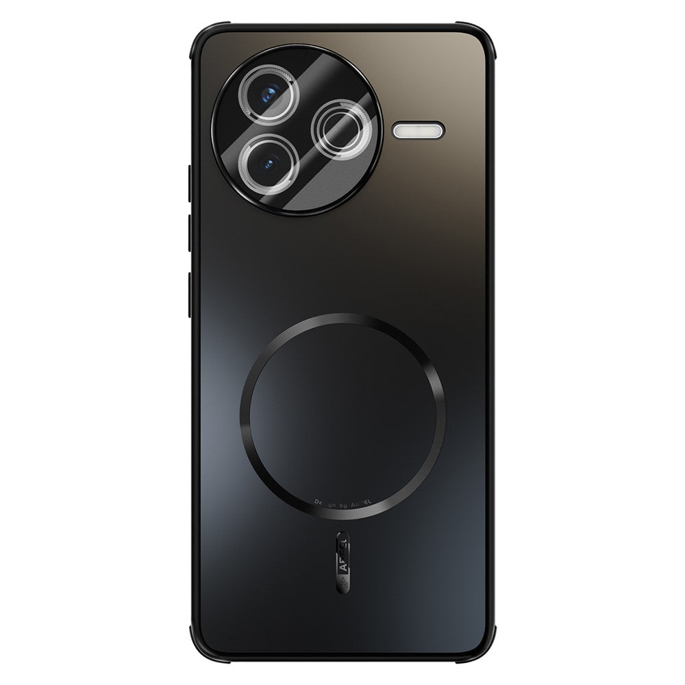 ABEEL För Xiaomi Redmi K80 5G / Poco F7 Pro 5G Magnetiskt Skal TPU PC Kylande Matt mobil Baksida med Linsfilm