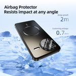 ABEEL För Xiaomi Redmi K80 5G / Poco F7 Pro 5G Magnetiskt Skal TPU PC Kylande Matt mobil Baksida med Linsfilm