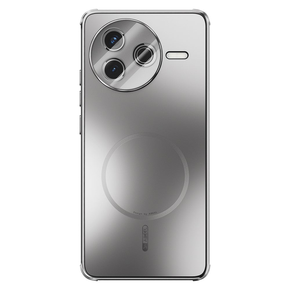 ABEEL För Xiaomi Redmi K80 5G / Poco F7 Pro 5G Magnetiskt Skal TPU PC Kylande Matt mobil Baksida med Linsfilm