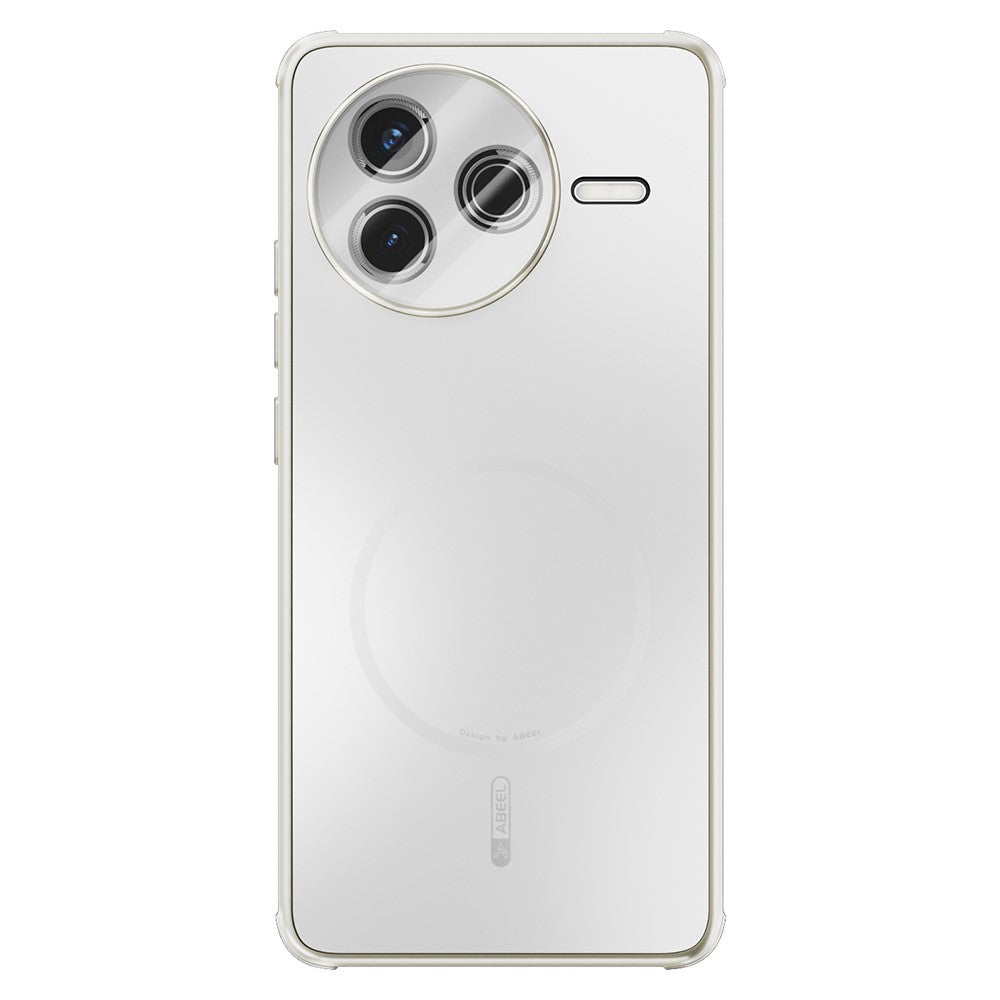 ABEEL För Xiaomi Redmi K80 5G / Poco F7 Pro 5G Magnetiskt Skal TPU PC Kylande Matt mobil Baksida med Linsfilm