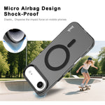 IMAK For iPhone Air Case Compatible with MagSafe Candy Color Anti Drop TPU + PET Back Cover