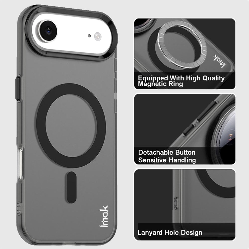 IMAK For iPhone Air Case Compatible with MagSafe Candy Color Anti Drop TPU + PET Back Cover