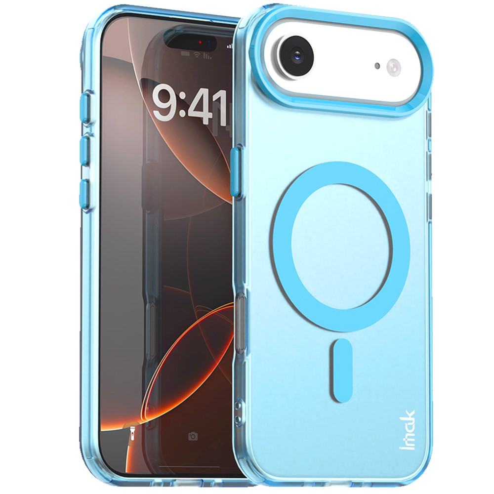 IMAK For iPhone Air Case Compatible with MagSafe Candy Color Anti Drop TPU + PET Back Cover
