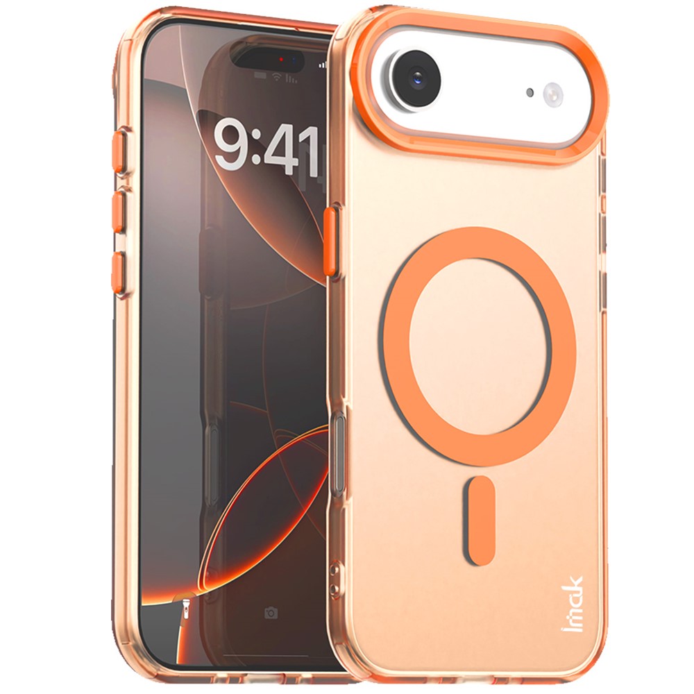 IMAK For iPhone Air Case Compatible with MagSafe Candy Color Anti Drop TPU + PET Back Cover