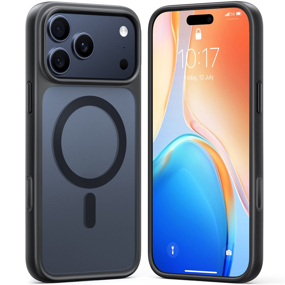 TORRAS Guardian-Mag Series cover til iPhone 17 Pro – magnetisk mat PC + TPU telefoncover